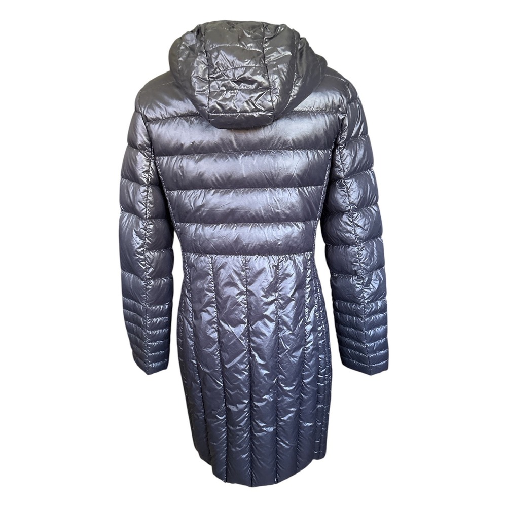 Saks Fifth Avenue Long Hooded Down-Filled Puffer Coat, Black, Small, Luxury - Picture 3 of 9